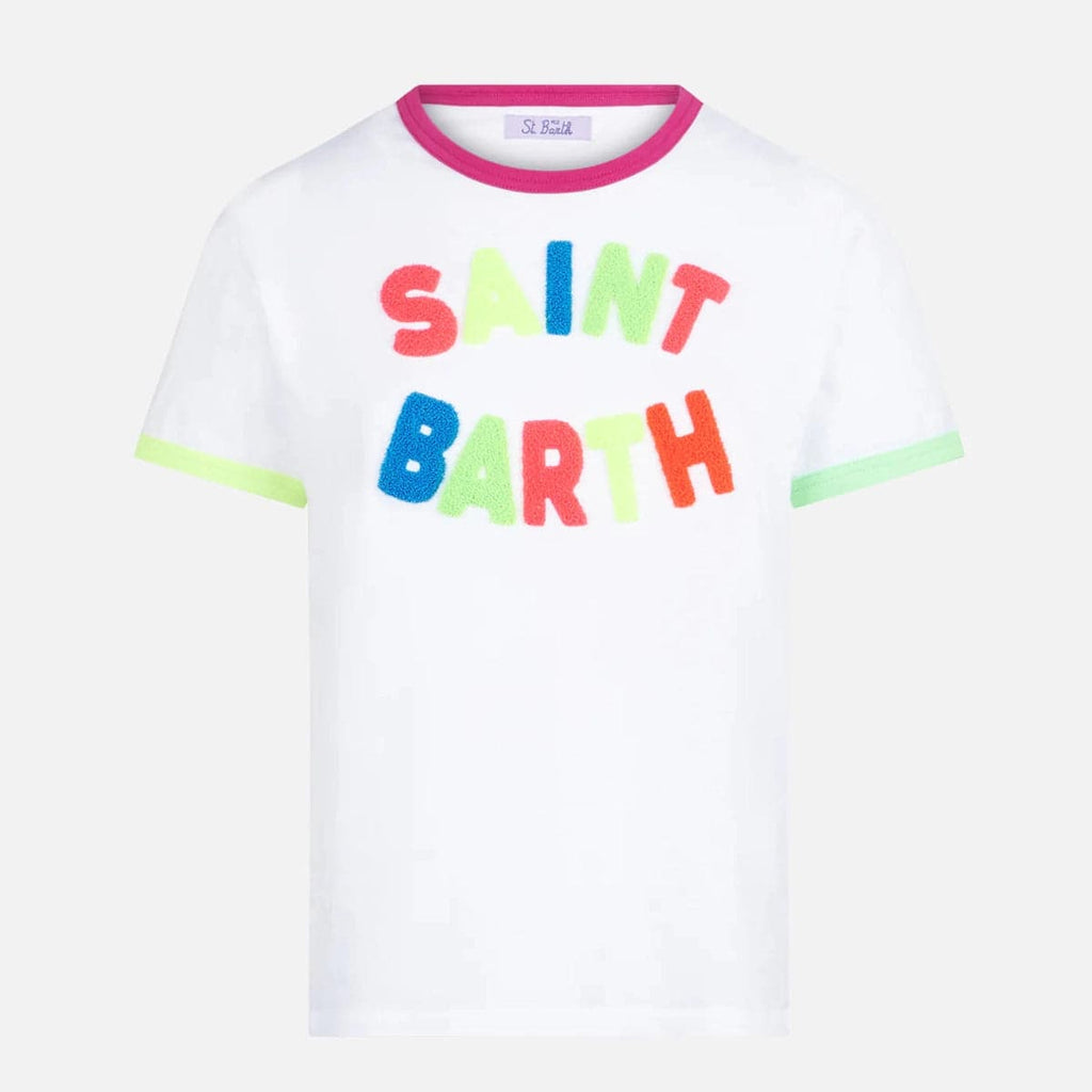 t-shirt con ricamo St. Barth-T-shirt-Mc2 Saint Barth-Vittorio Citro Boutique
