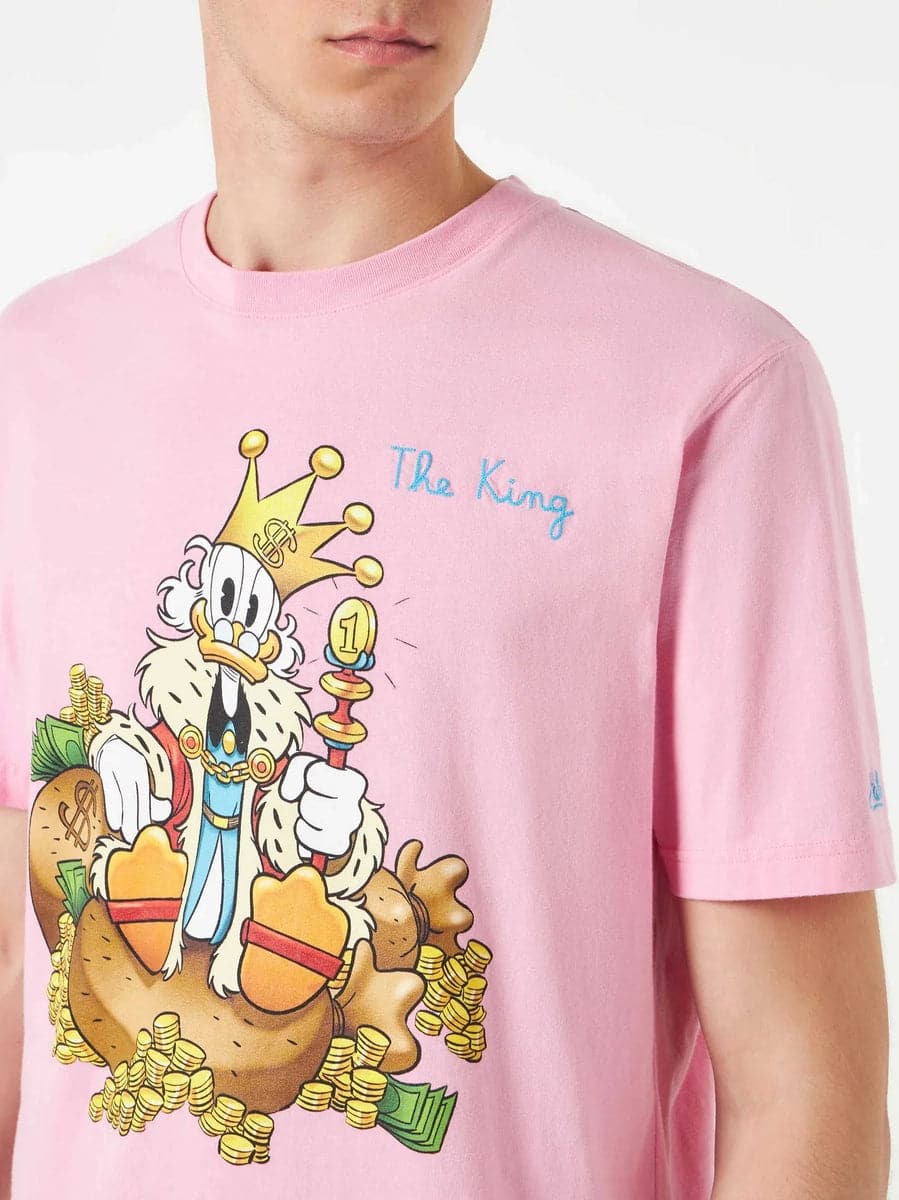 T-shirt con stampa Re Zio Zio Paperone | Edizione Speciale Disney©-Mc2 Saint Barth-T-shirt-Vittorio Citro Boutique