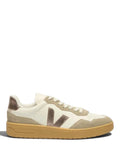 Zapatillas VEJA V-90 de piel color bronce puro en piel