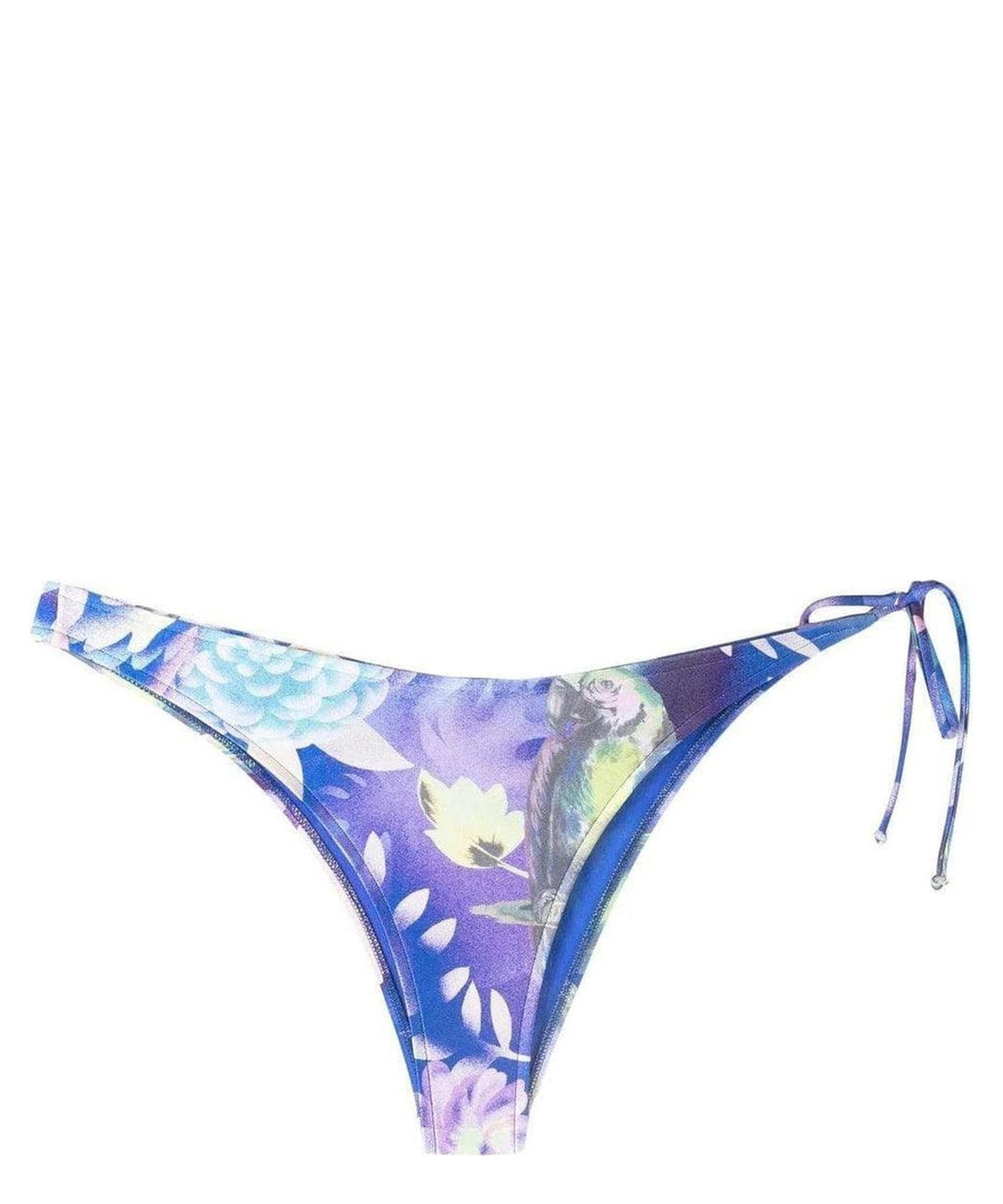 Slip bikini con stampa tropicale 1
