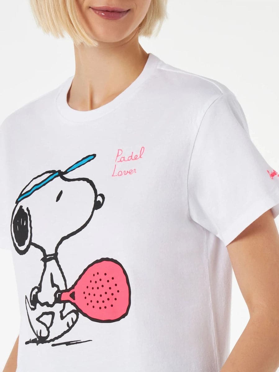 T-shirt con stampa Snoopy-T-shirt-Mc2 Saint Barth-Vittorio Citro Boutique