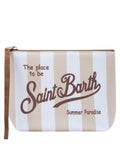 Pochette Aline MC2 Saint Barth con logo e stampa