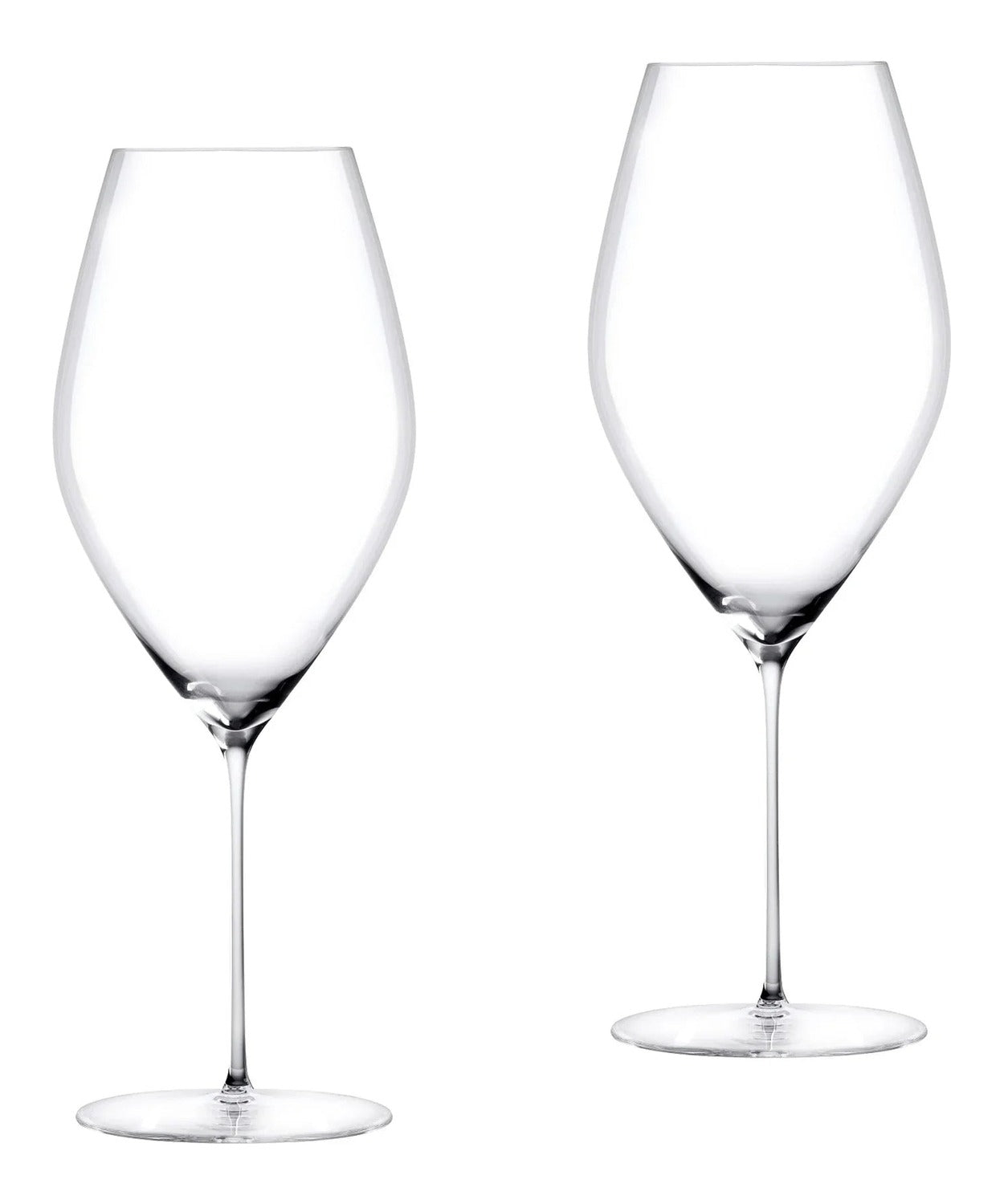 Set 2 calici da vino rosso Stem Zero Grace NUDE in cristallo senza piombo