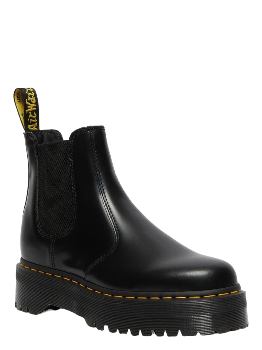 Stivaletti chelsea di pelle 2976 con platform-Stivali-Dr. Martens-Vittorio Citro Boutique