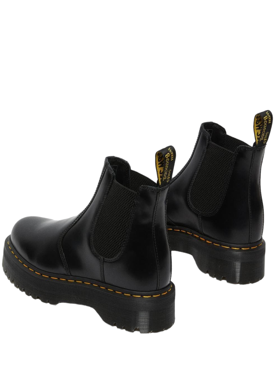 Stivaletti chelsea di pelle 2976 con platform-Stivali-Dr. Martens-Vittorio Citro Boutique