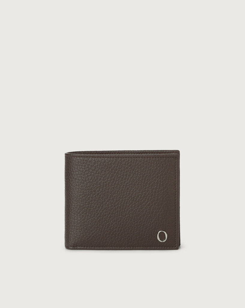 Portafoglio bi-fold in pelle con portamonete-Portafogli-Orciani-Vittorio Citro Boutique