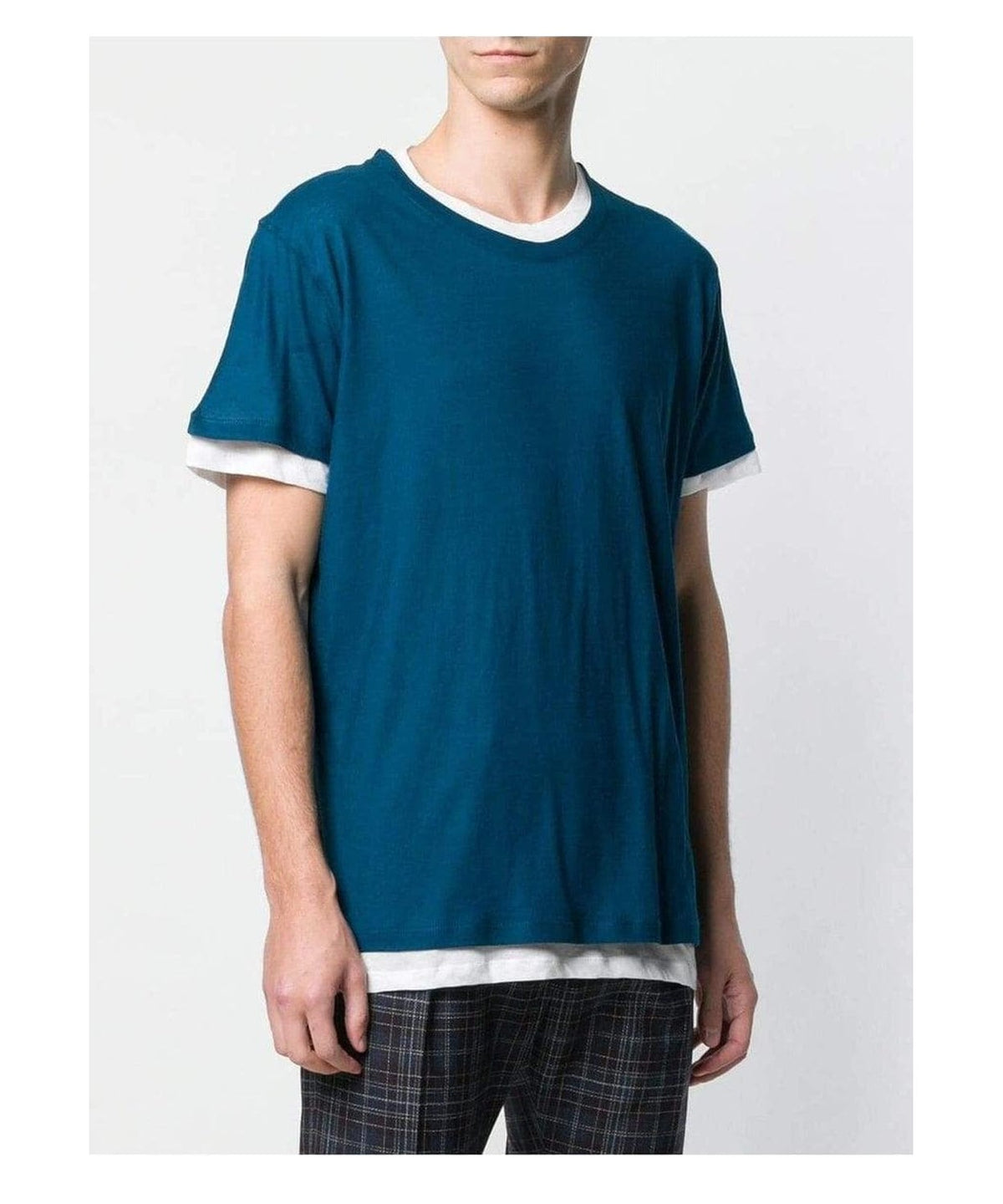 T-shirt a Strati Majestic Filatures in Cotone 7