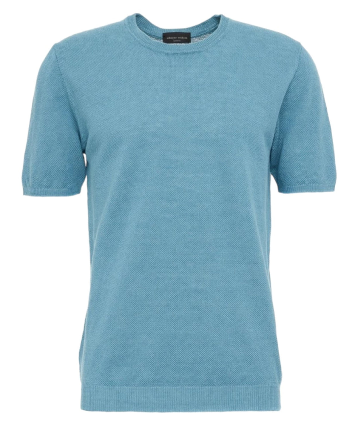 Girocollo in punto piquet-T-shirt-Roberto Collina-Vittorio Citro Boutique