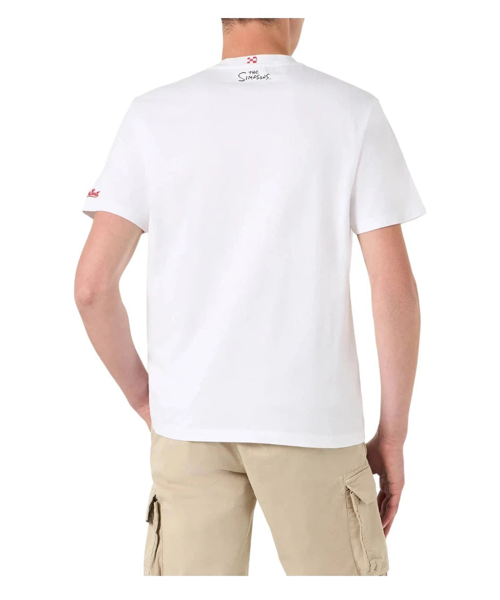 Cotone uomo t-shirt con stampa Homer | THE SIMPSONS SPECIAL EDITION-T-shirt-Mc2 Saint Barth-Vittorio Citro Boutique