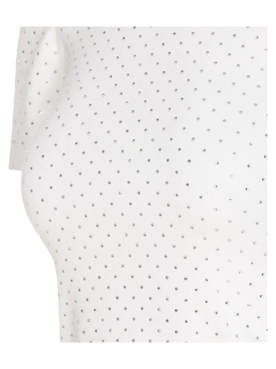 T-Shirt con Strass e Cut Out-Liu-Jo-T-shirt-Vittorio Citro Boutique