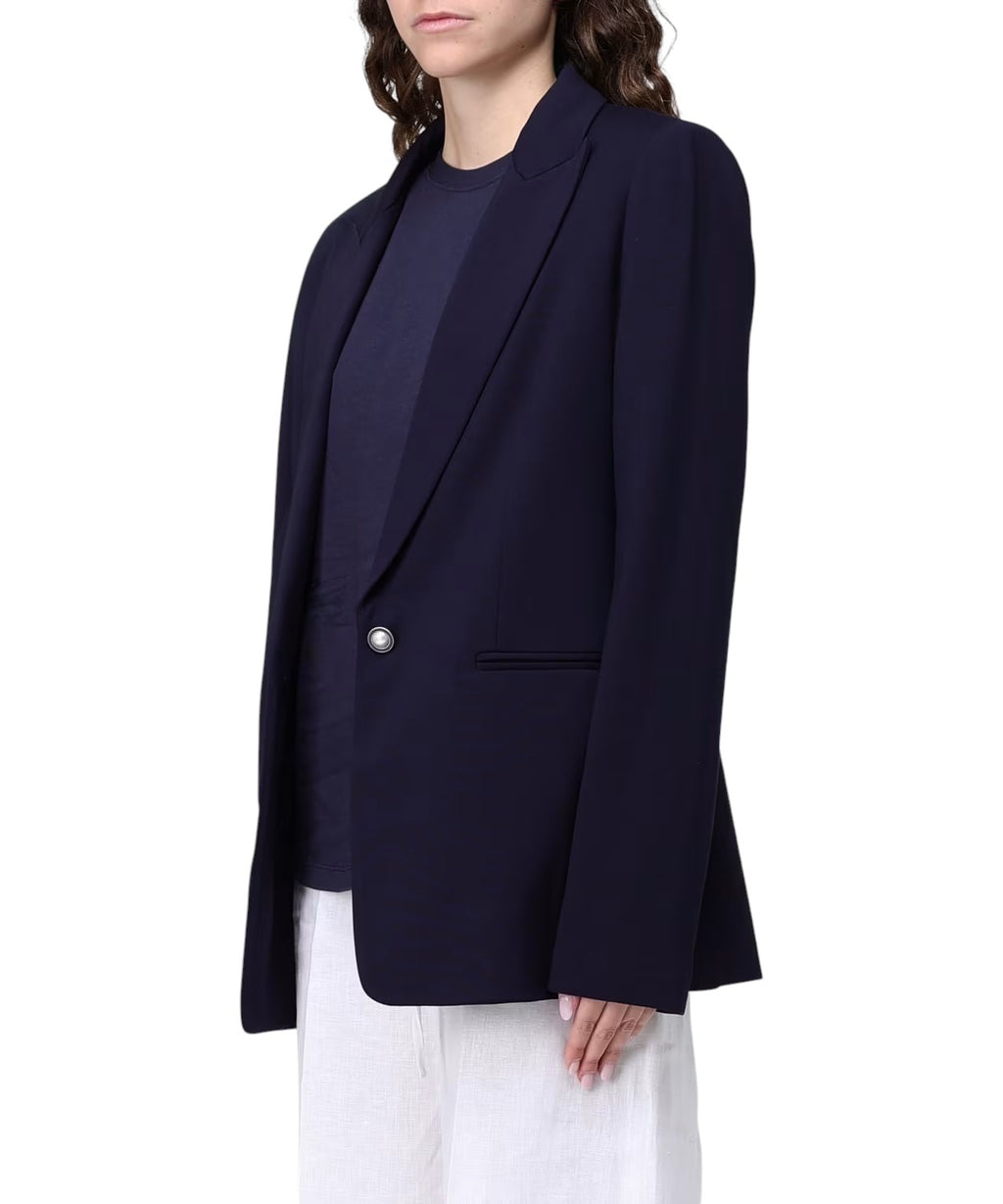 Twinset blazer i oversize blandet viskose