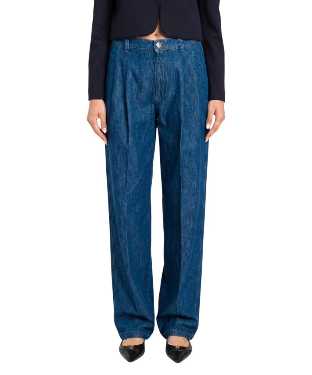 Twinset Jeans Wide-Leg Cotton Denim