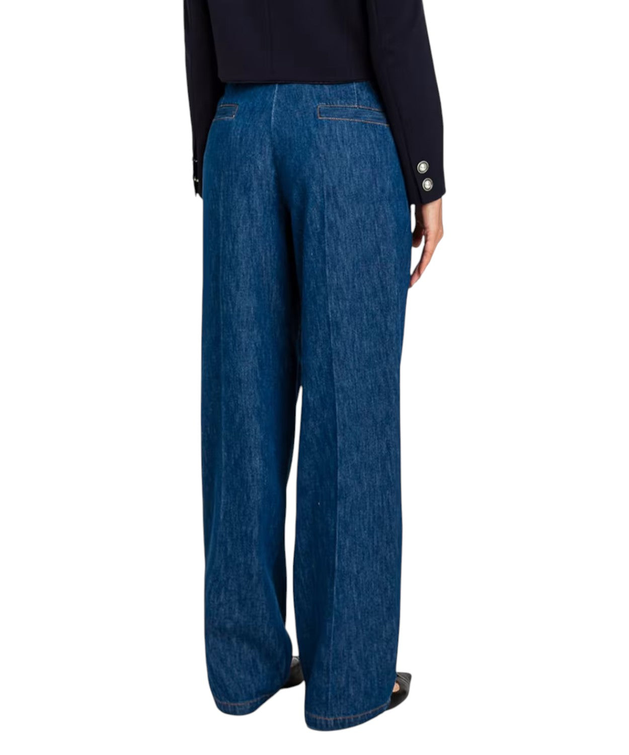 Twinset Jeans Wide-Leg Cotton Denim
