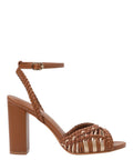 Twinset Women's Heeled Sandals with Braided Detail