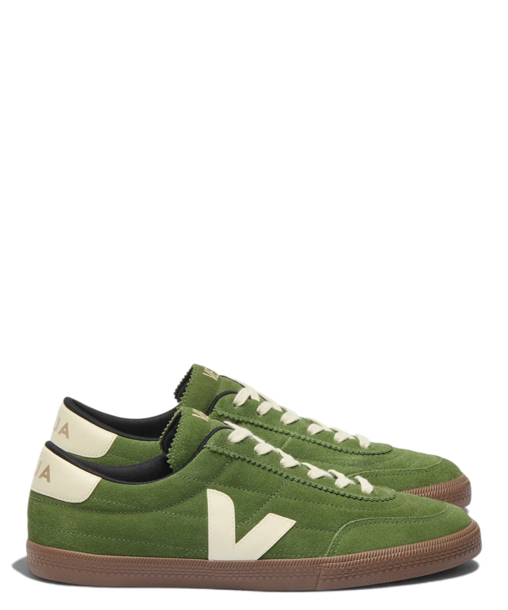 VEJA Panenka-Sneaker aus Wildleder in Militar Pierre Bark