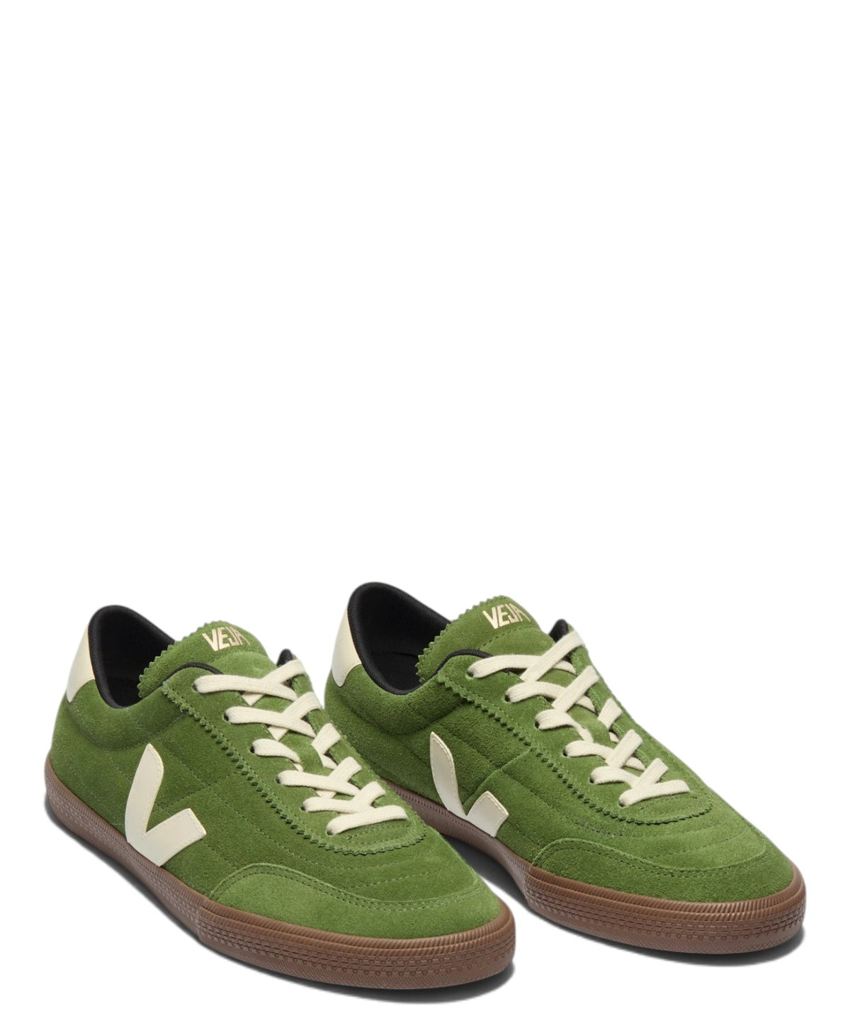 VEJA Panenka-Sneaker aus Wildleder in Militar Pierre Bark