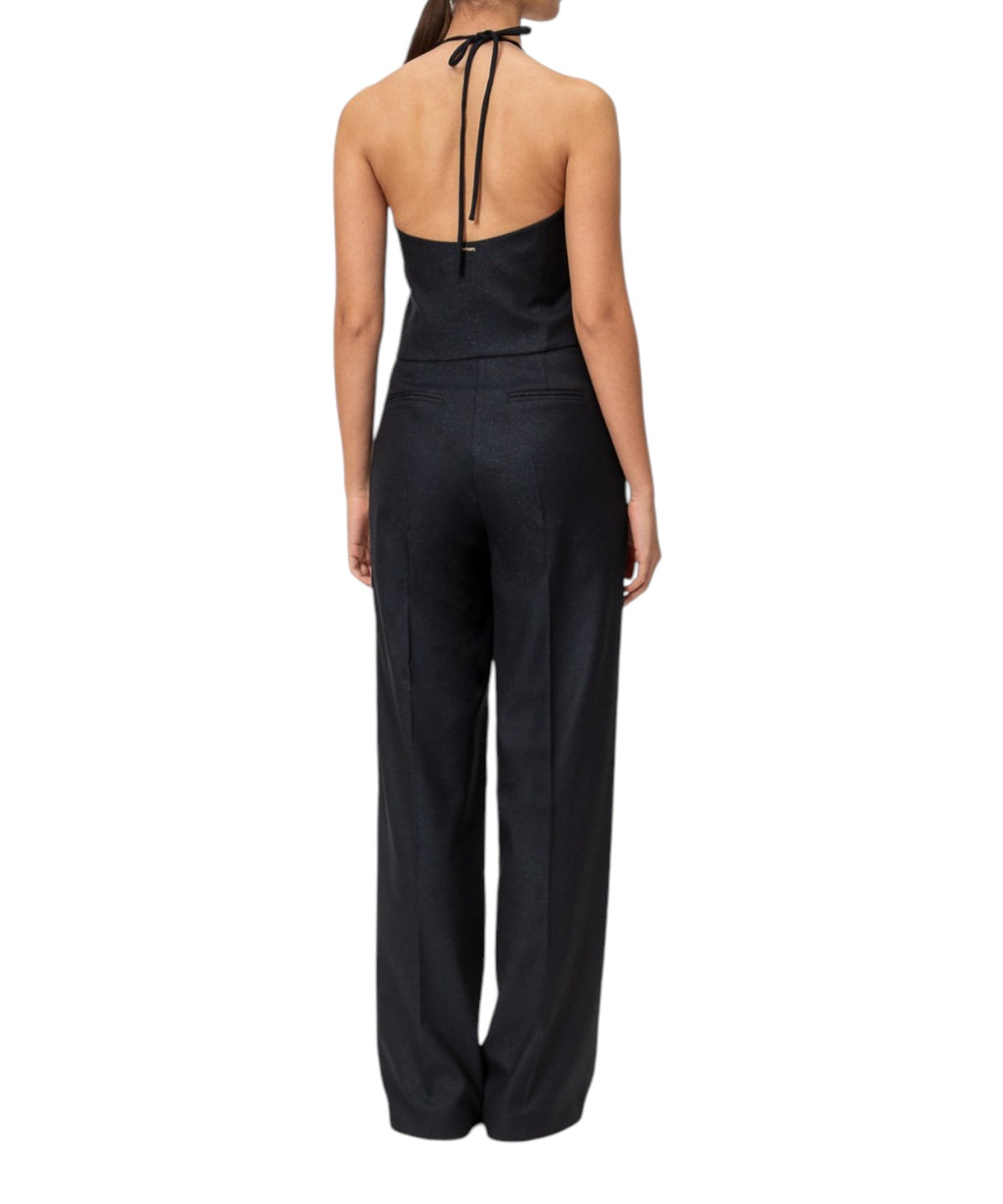 Gilet TWINSET Donna con Scollo Halter e Dettagli Gioiello