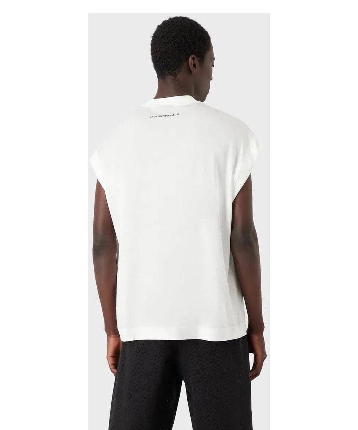 T-shirt loose fit in jersey misto Tencel stampa macaco - Vittorio Citro Boutique
