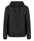 Blouson full zip con cappuccio in nappa di agnello semianilina 1