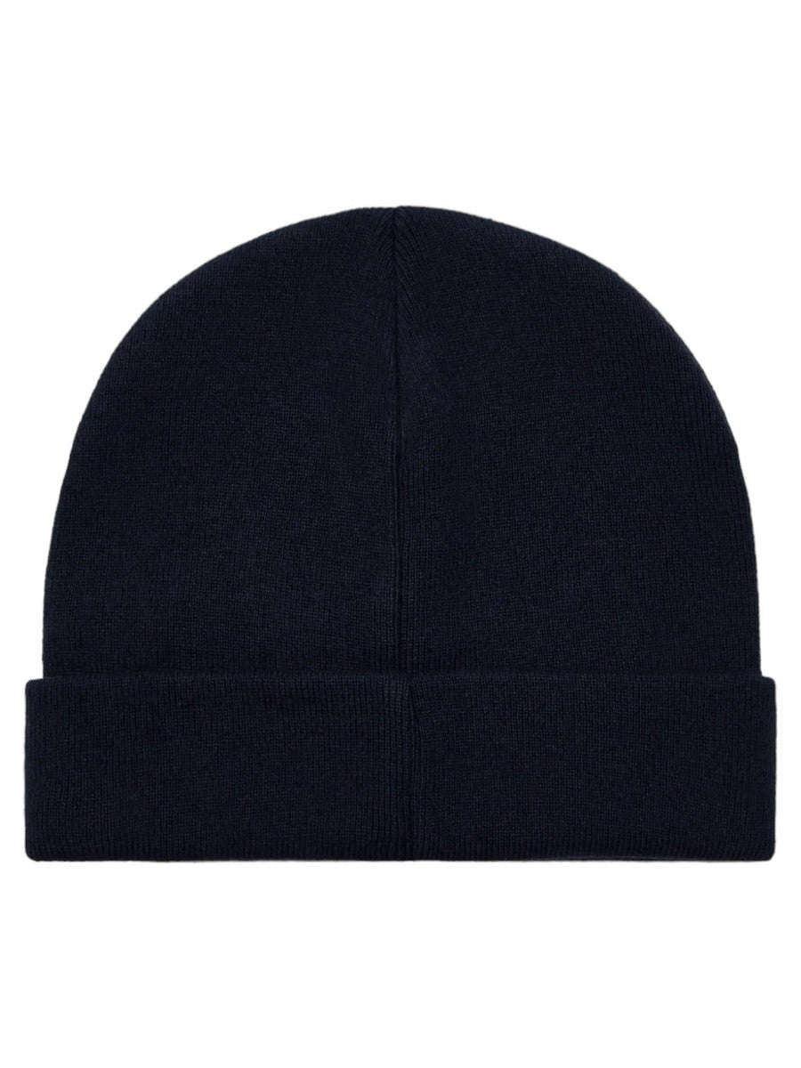 Berretto in maglia a costine misto lana-Emporio Armani-Cappelli-Vittorio Citro Boutique