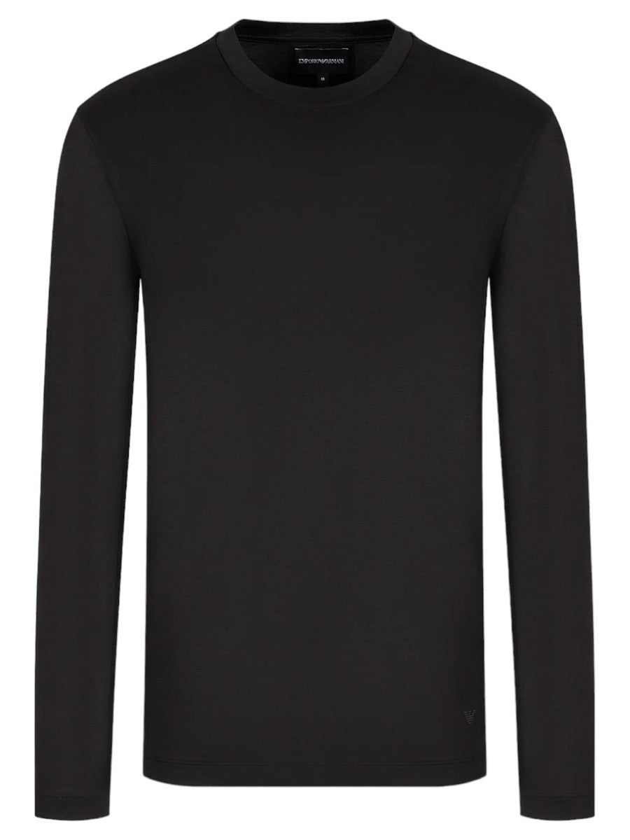 Maglia in jersey misto lyocell Armani Sustainability Values-Emporio Armani-Maglieria-Vittorio Citro Boutique