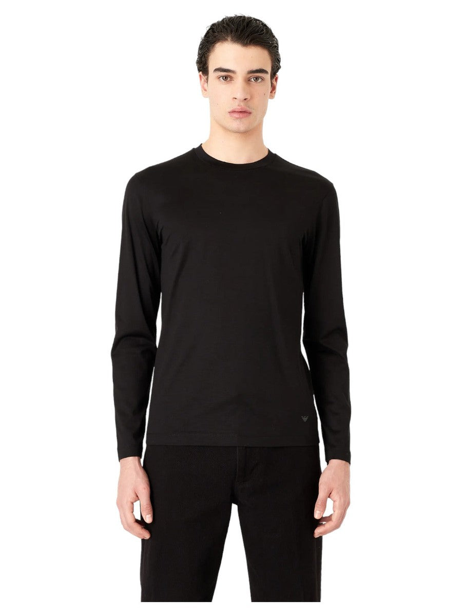 Maglia in jersey misto lyocell Armani Sustainability Values-Emporio Armani-Maglieria-Vittorio Citro Boutique