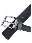 Cintura reversibile in pelle stampa palmellata-Emporio Armani-Cinture-Vittorio Citro Boutique