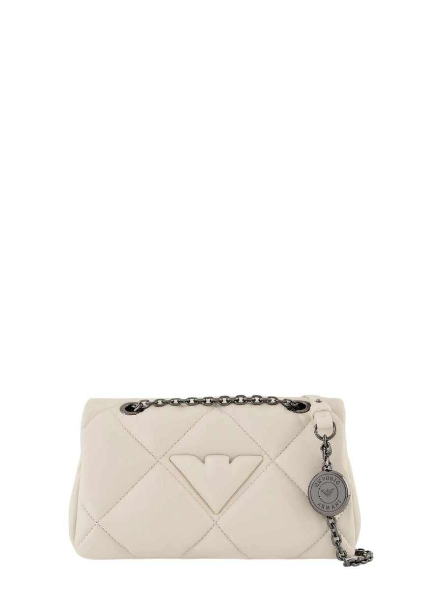 Mini Bag a Tracolla Effetto Nappa Matelassé-Emporio Armani-Pochette-Vittorio Citro Boutique