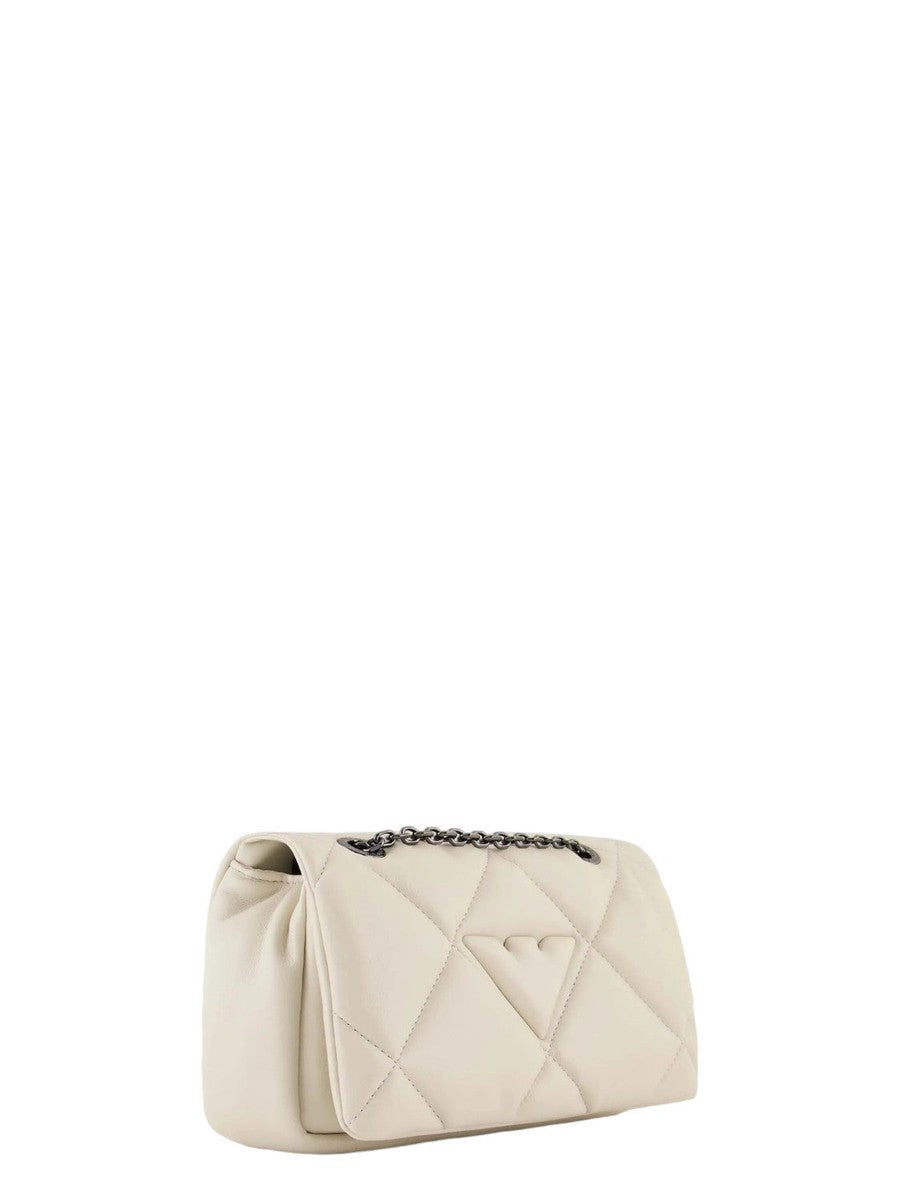 Mini Bag a Tracolla Effetto Nappa Matelassé-Emporio Armani-Pochette-Vittorio Citro Boutique