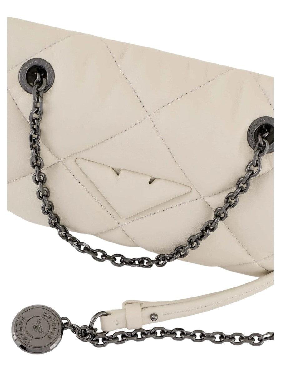 Mini Bag a Tracolla Effetto Nappa Matelassé-Emporio Armani-Pochette-Vittorio Citro Boutique