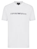T-shirt in jersey Pima con stampa logo-T-shirt-Emporio Armani-Vittorio Citro Boutique