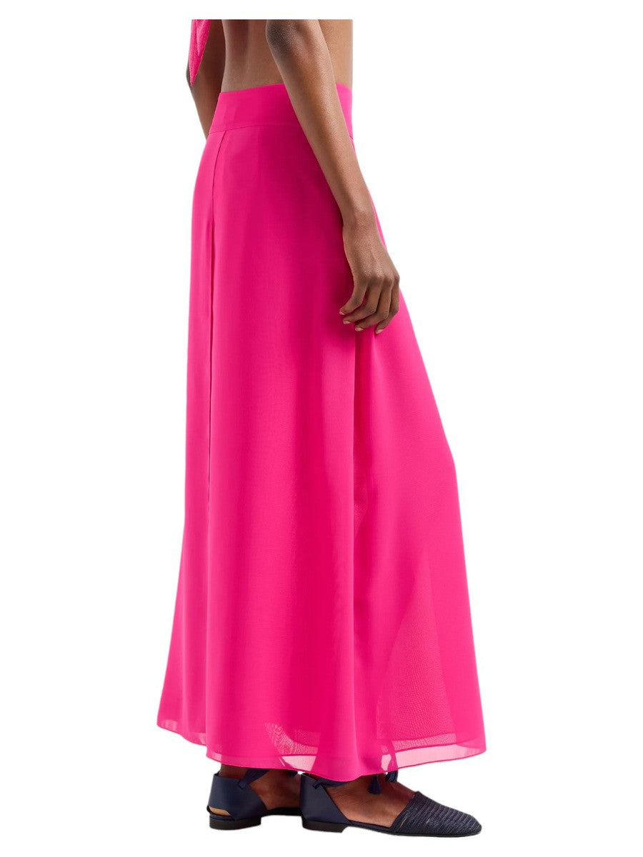 Gonna Lunga in Georgette a Pannelli-Emporio Armani-Gonne-Vittorio Citro Boutique