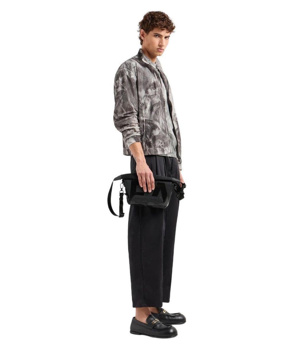 T-shirt over fit in jersey stampa all over con fondo elastico-Emporio Armani-T-shirt-Vittorio Citro Boutique