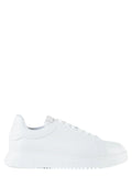Sneakers Asimmetriche in Pelle Bottalata con Maxi Suola-Emporio Armani-Sneakers-Vittorio Citro Boutique