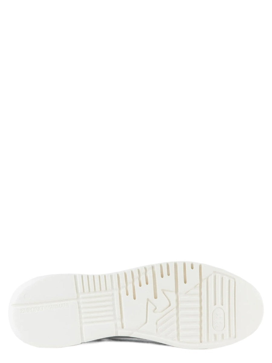 Sneakers Asimmetriche in Pelle Bottalata con Maxi Suola-Emporio Armani-Sneakers-Vittorio Citro Boutique