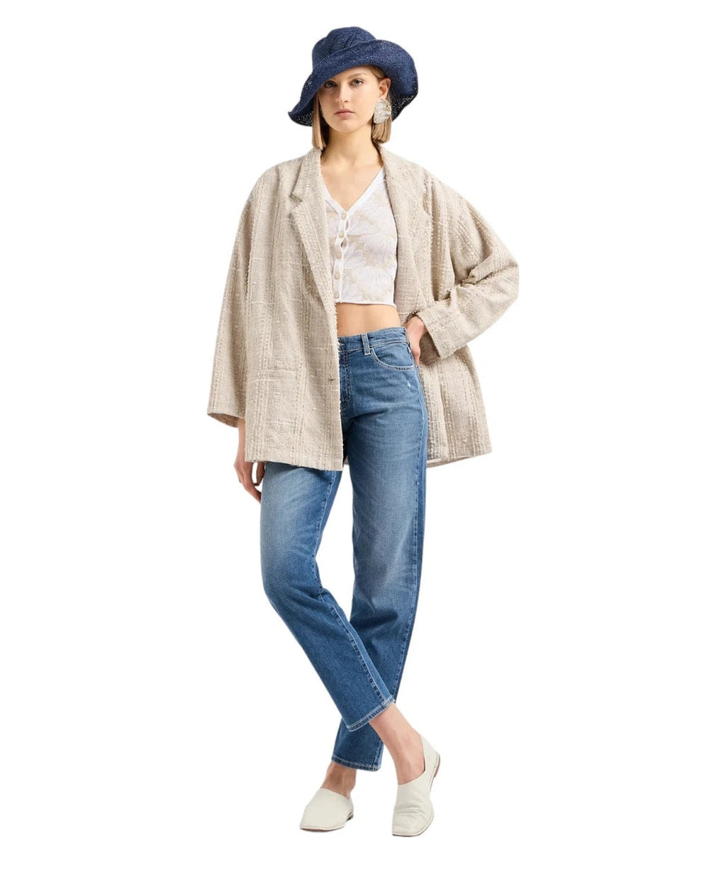 Jeans J90 a Vita Media e Taglio Relaxed-Emporio Armani-Jeans-Vittorio Citro Boutique