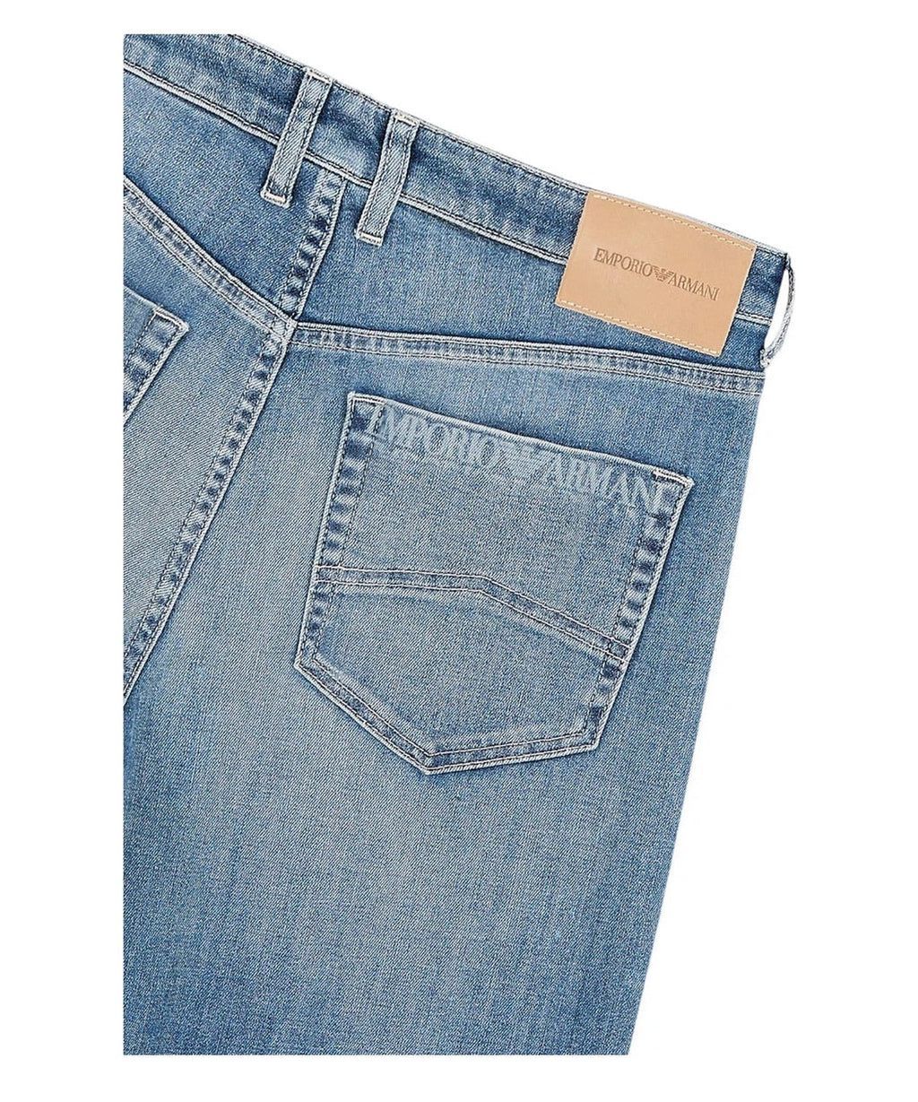 Jeans J90 a Vita Media e Taglio Relaxed-Emporio Armani-Jeans-Vittorio Citro Boutique