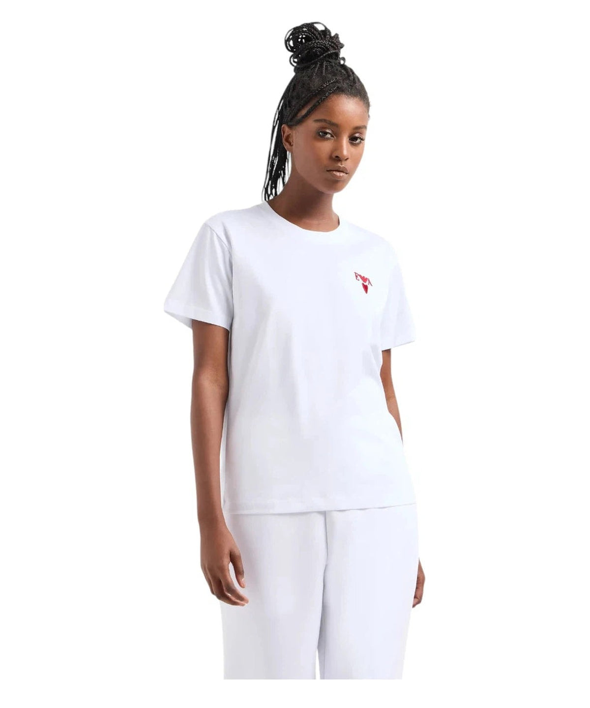T-shirt in jersey mercerizzato Capsule San Valentino-Emporio Armani-T-shirt-Vittorio Citro Boutique