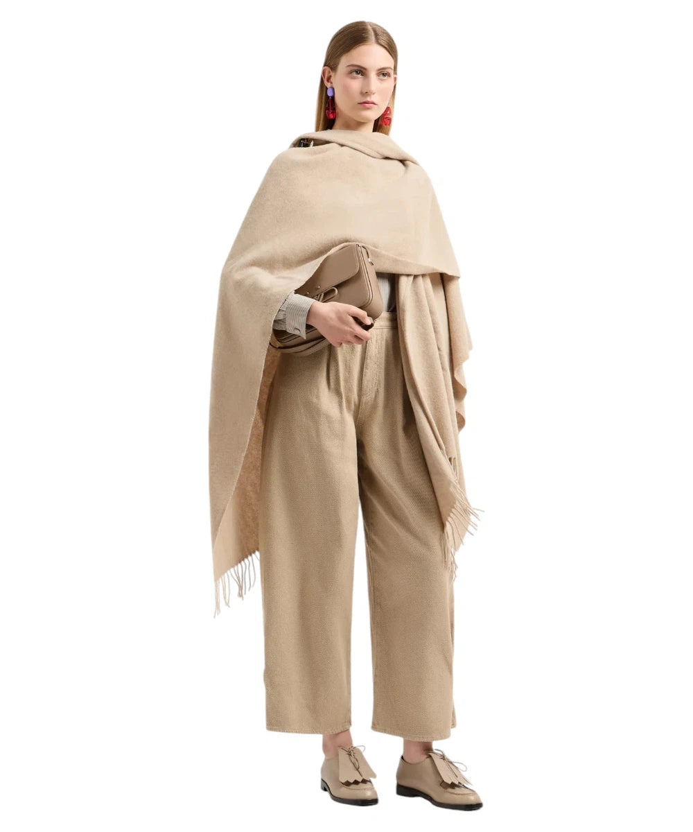 Icon Pure Wool Hooded Cape