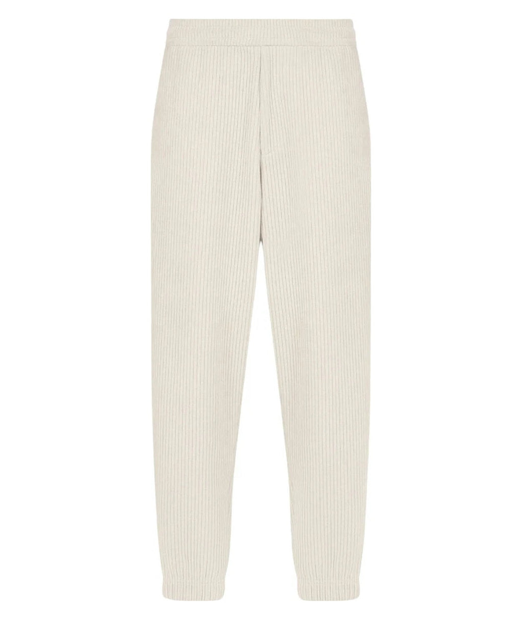 Pantaloni Jogger in Velour a Coste-Emporio Armani-Pantaloni-Vittorio Citro Boutique