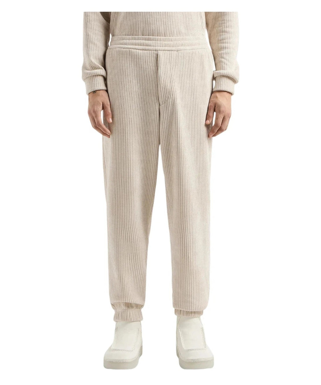 Pantaloni Jogger in Velour a Coste-Emporio Armani-Pantaloni-Vittorio Citro Boutique