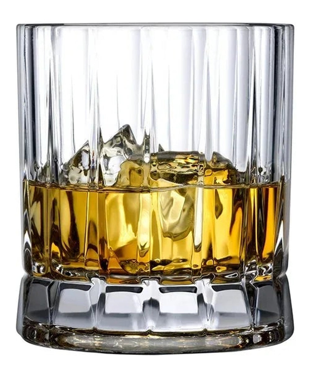Set 4 bicchieri da whisky Wayne SOF NUDE in cristallo senza piombo
