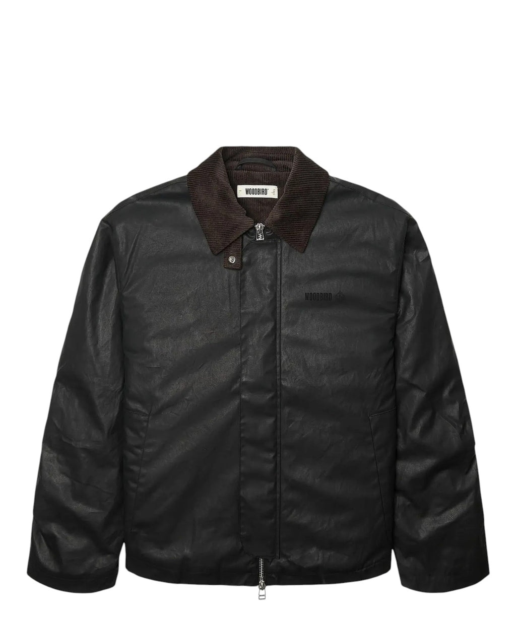 Woodbird WBPing gewaxte katoenen jas Heren