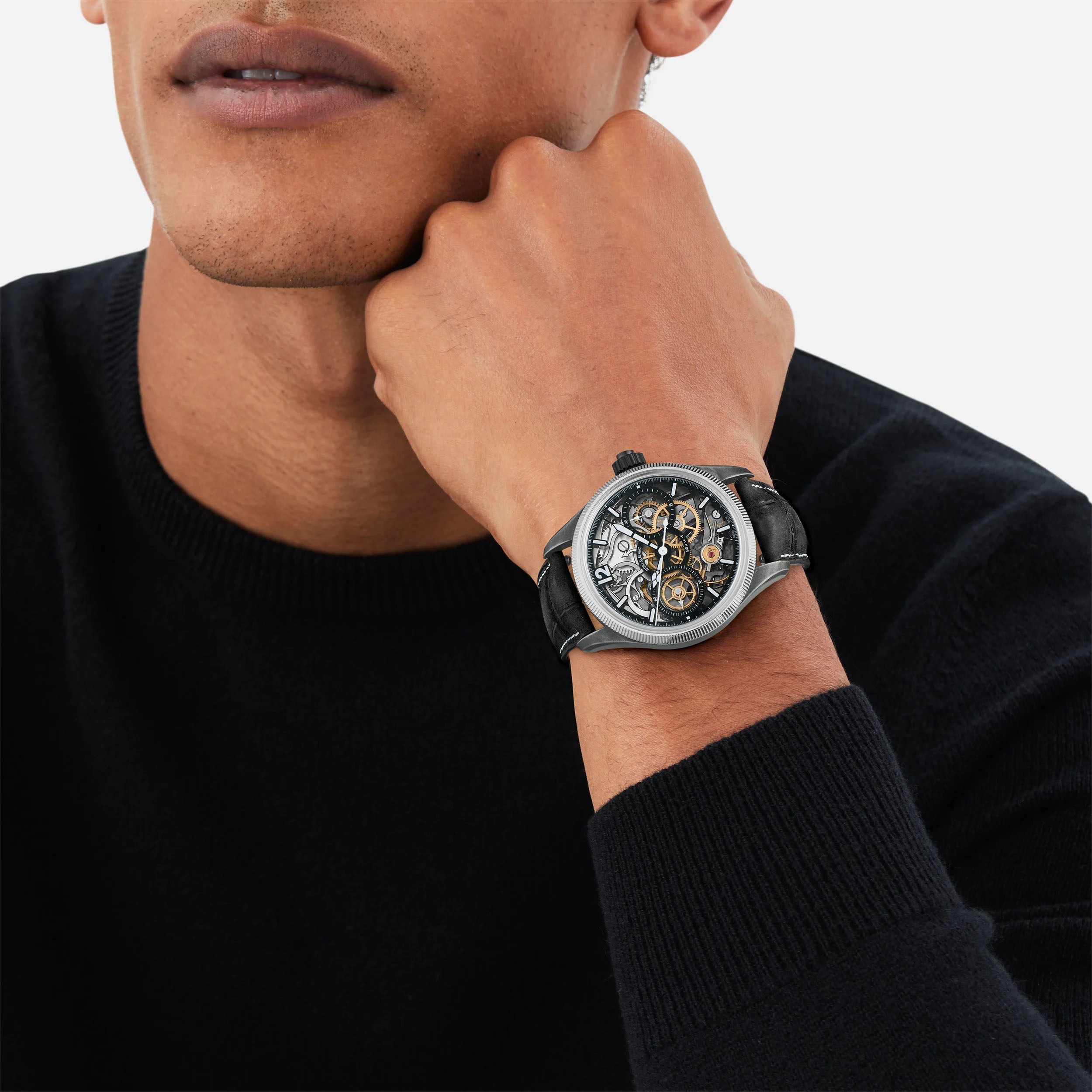 Montblanc orologio 1858 monopusher cronografo limitato 43mm