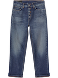 Jeans cropped Koons bottoni gioiello-Dondup-Jeans-Vittorio Citro Boutique