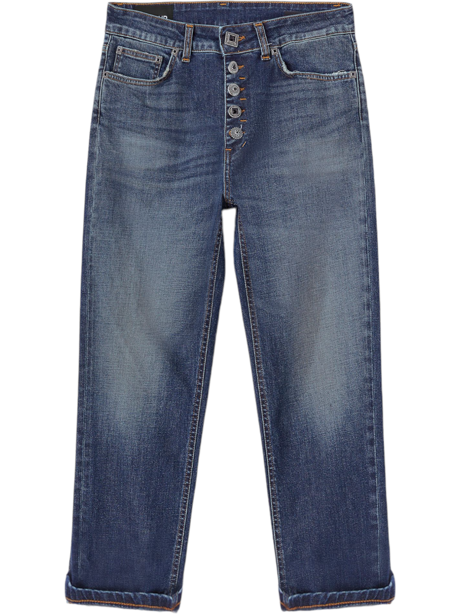 Jeans cropped Koons bottoni gioiello-Dondup-Jeans-Vittorio Citro Boutique