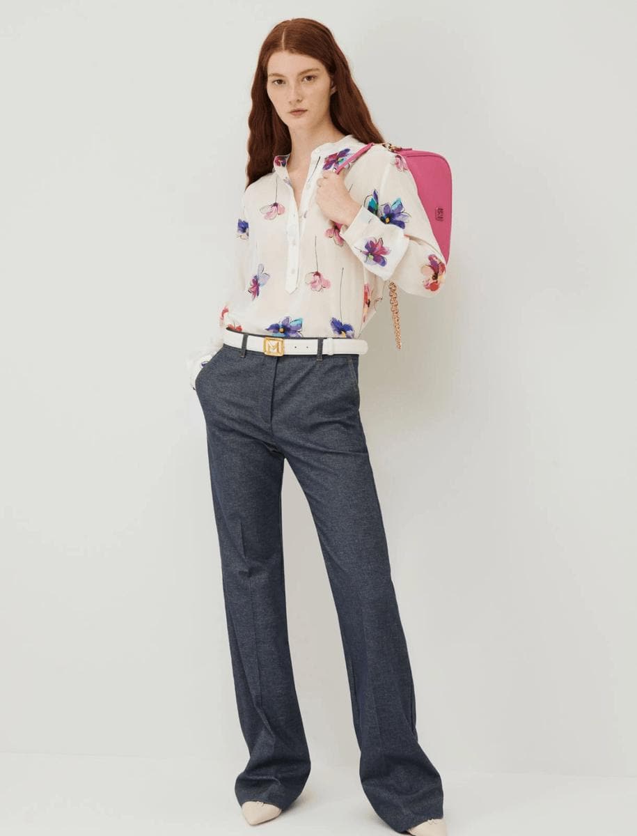 Blusa a fantasia - Vittorio Citro Boutique