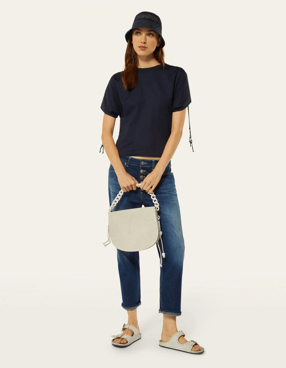 T-shirt girocollo in jersey - Vittorio Citro Boutique