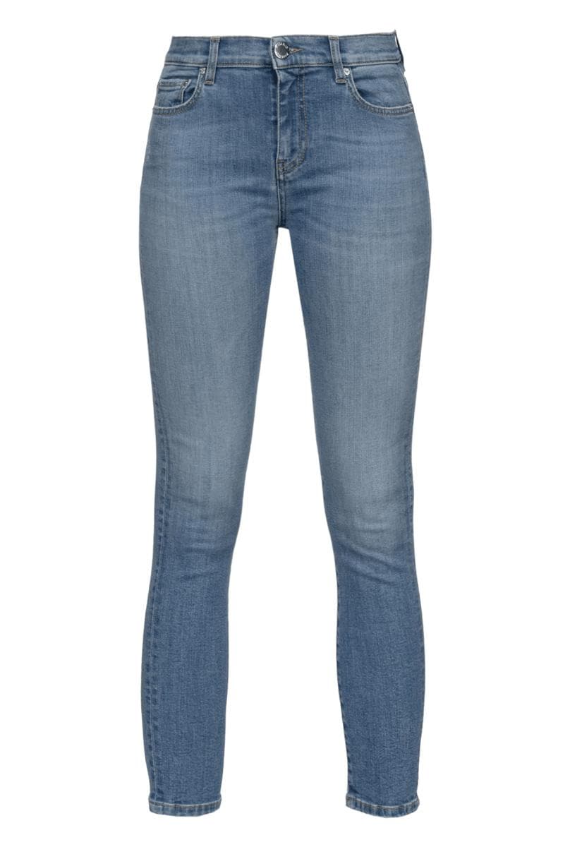 JEANS SABRINA SKINNY DENIM BLUE STRETCH - Vittorio Citro Boutique