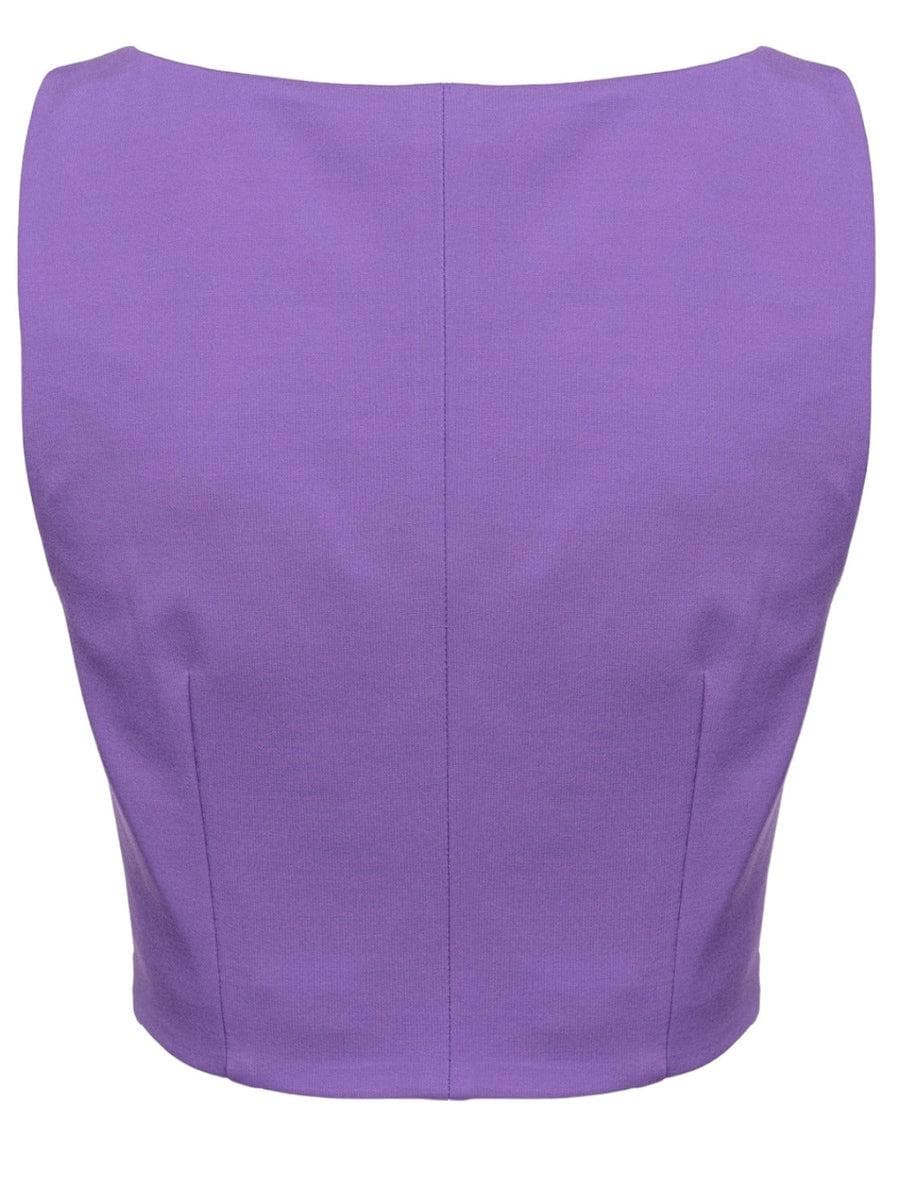 Top corto effetto scuba-Top-Pinko-Vittorio Citro Boutique